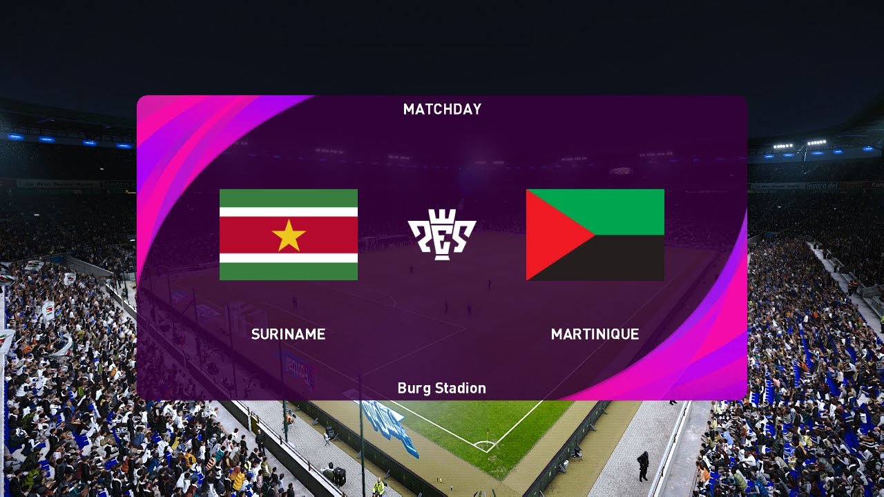 Suriname vs Martinique (24/03/2024) International Friendly PES 2021