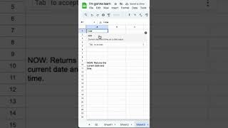 How to Use NOW Function in Google Sheets