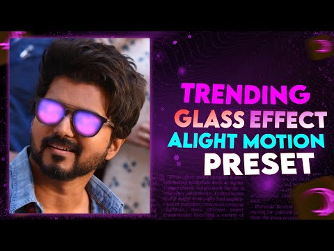 Trending cooling glass colour blink effect in alight motion|[free preset]M4FX PRESETS|