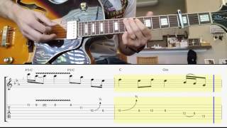 'Second One to Know' guitar tutorial - Chris Stapleton - riff and solo (w/ tabs!)