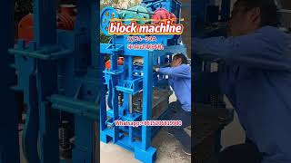 small semi automatic cement concrete hollow brick making machine for different sizes of blocks