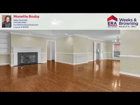 133 CHARLESTON Court N, Montgomery, AL home video tour
