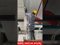 Safety must we priority