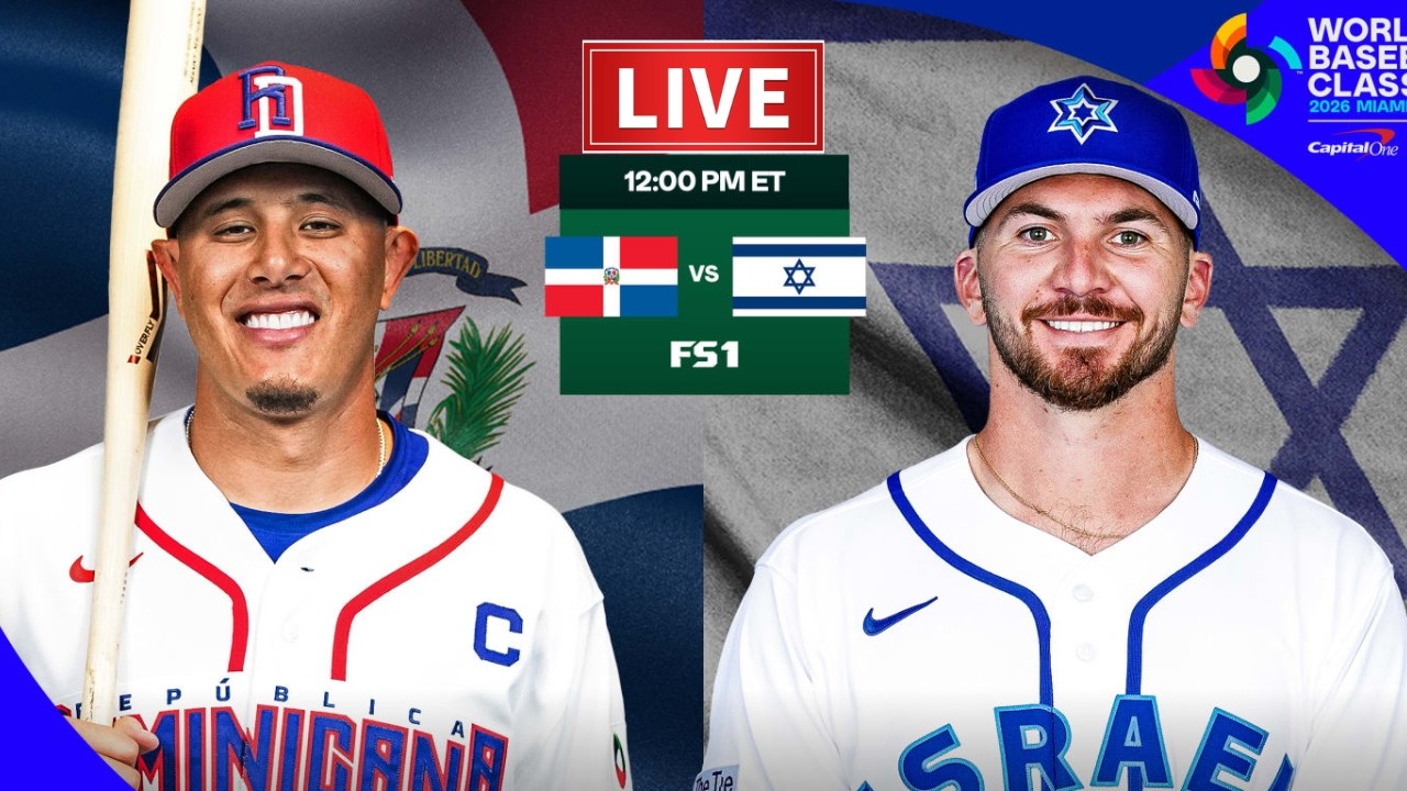 República Dominicana vs Israel en vivo | 2026 Clásico Mundial de Béisbol Juego Completo