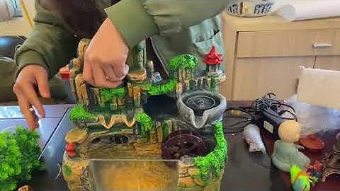 Hướng dẫn lắp đặt thác nước phong thủy - Thác nước bể cá - Phong thủy Nhã Nam - zalo 0982182917