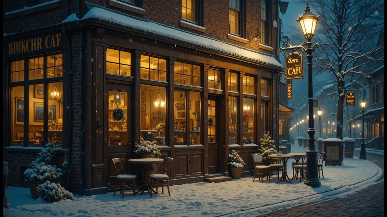 Cozy Winter Night Lofi 🎧 Soft Beats While It’s Snowing Outside