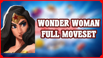 Wonder Woman FULL MOVESET SHOWCASE - MultiVersus