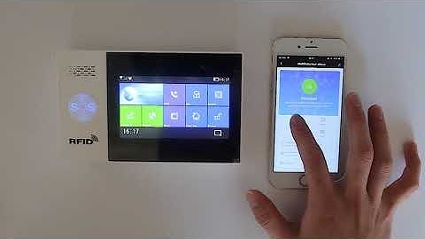 DAYTECH WIFI TUYA ALARM SYSTEM WITH TOUCH SCREEN TA04 OPERATION VIDEO SELL ON LAZADA SHOPP