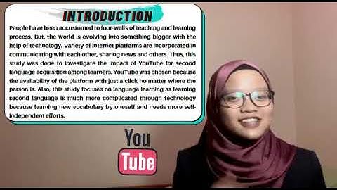 The Impact of Youtube in Second Language Learning for Students