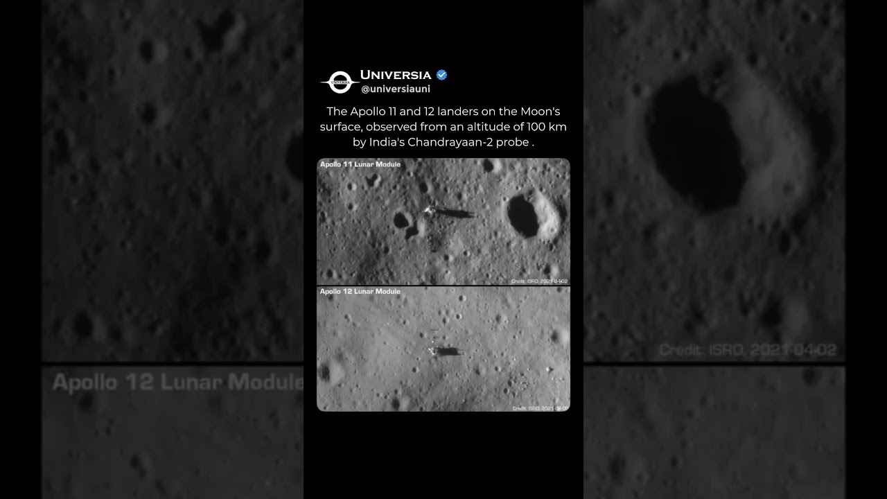 Apollo Moon Landers Seen by India’s Chandrayaan-2!