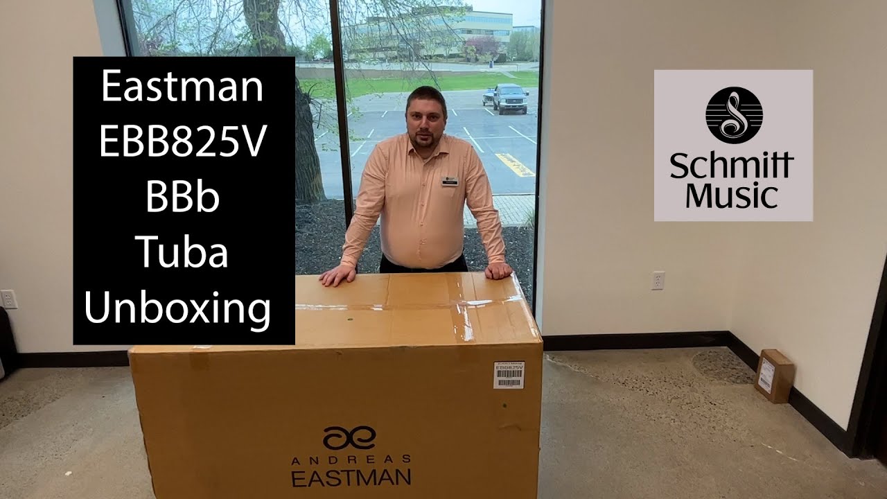 A 5/4 5-VALVE BBb?! Eastman EBB825V BBb tuba unboxing - YouTube