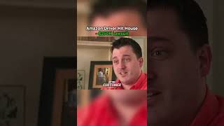 Amazon Driver Crashes Into Home 😳 #lawsuit