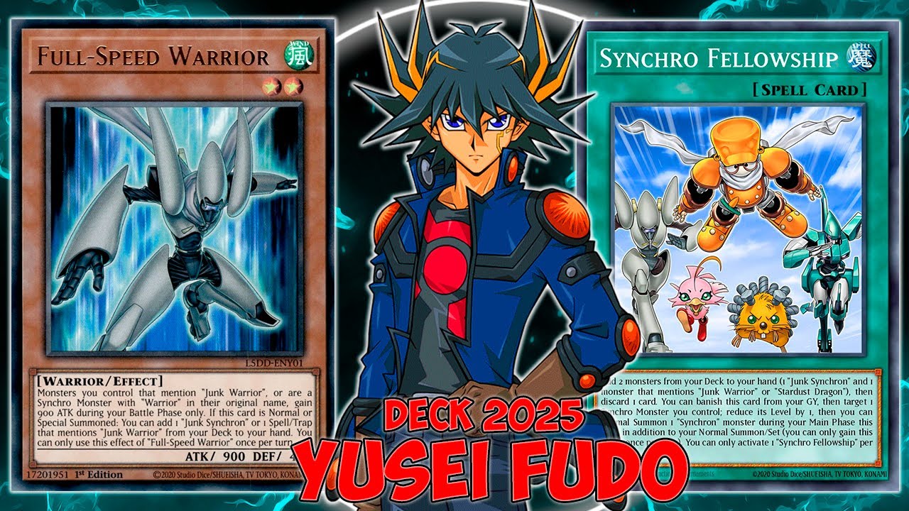 Yu-Gi-Oh! Deck do YUSEI FUDO 2025 – 3x DECKS LENDÁRIOS 5D'S - YouTube