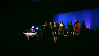 Tobiu with choir at Correlieu