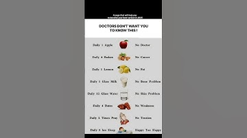 DOCTORS DON’T WANT YOU TO KNOW THIS ! #selfimprovement #fyp#motivation #2025 #habits