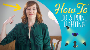 Filmmaking 101 Three Point Lighting