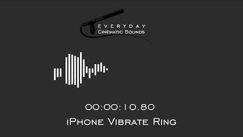 iPhone Vibrate Ring | HQ Sound Effect
