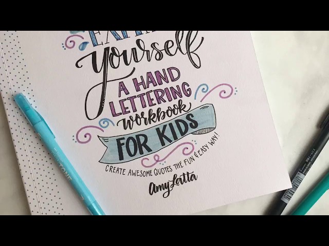Express Yourself: A Hand Lettering Workbook for Kids: Create Awesome Quotes  the Fun & Easy Way! (Paperback)