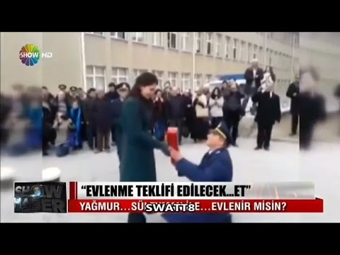 Askeri Birlikte Sürpriz Evlilik Teklifi