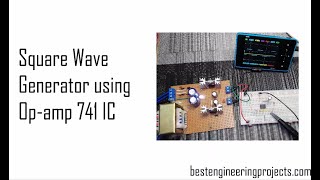 Square Wave Generator Circuit using 741 IC