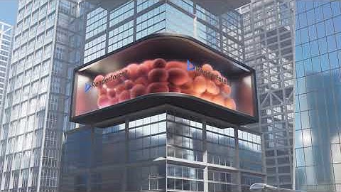 3D Digital Billboard Intro | 3D Advertising Screen Template