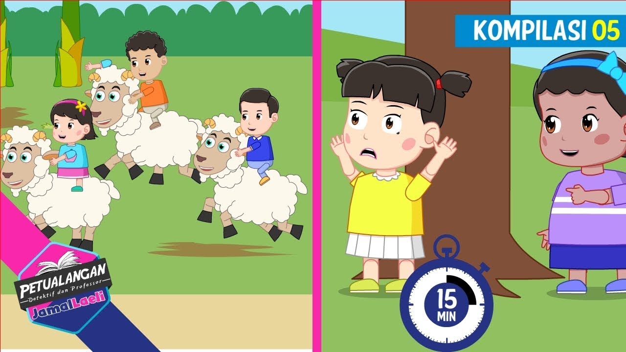 Petualangan Jamal Laeli Kompilasi 5⌛Profesor⌛Detektif⌛Ensiklopedia anak⌛PJL