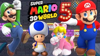 ASM: Super Mario 3D World-Walkthrough 5!!