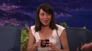 Aubrey Plaza conan