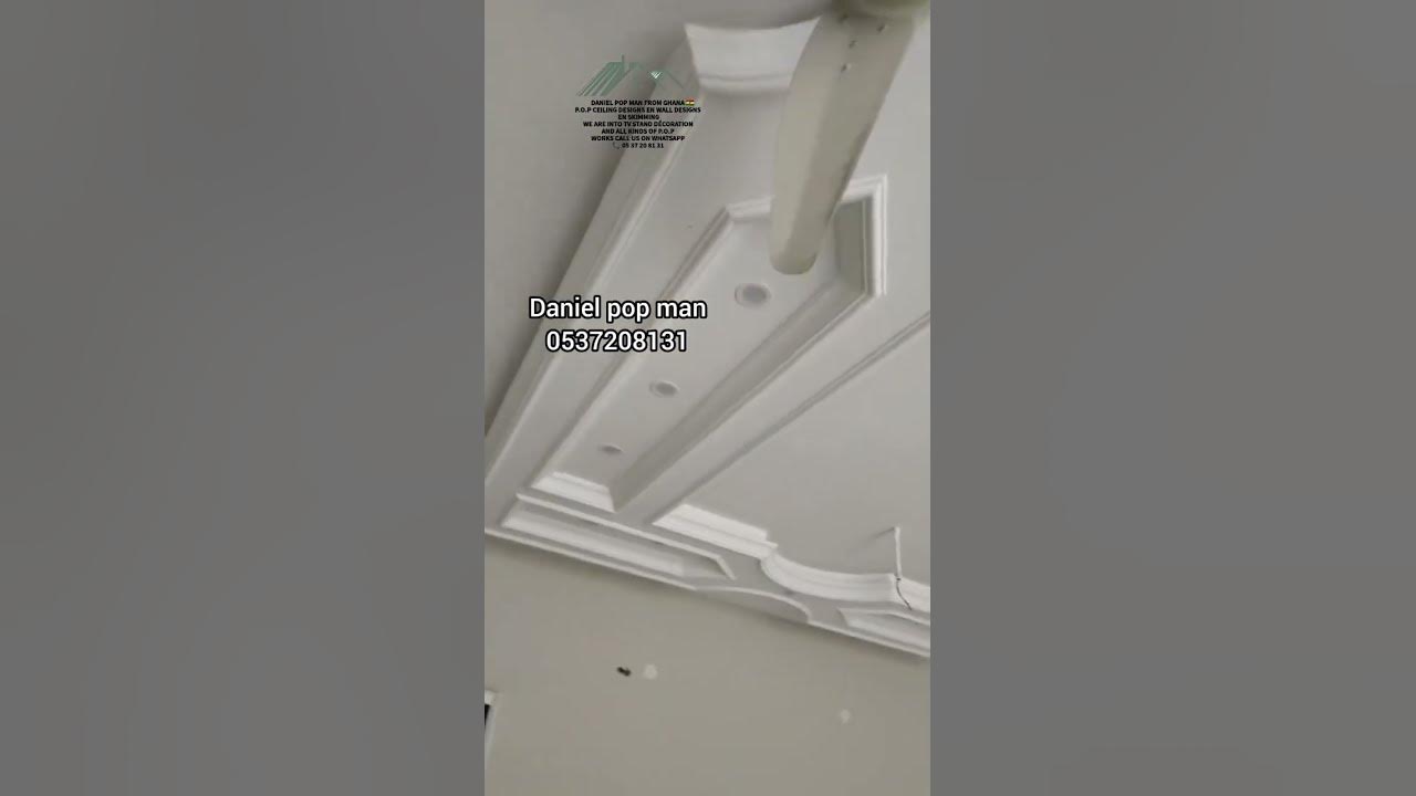 P O P Ceiling Designs In Ghana p.o.p ceiling designs building in Ghana 🇬🇭 - YouTube