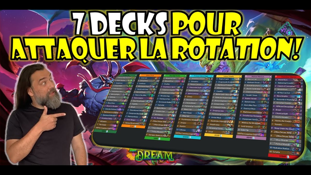7 DECKS POUR ATTAQUER LA ROTATION! - YouTube