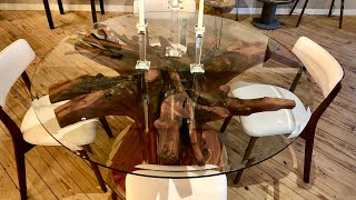 Live Edge Root Kitchen Table