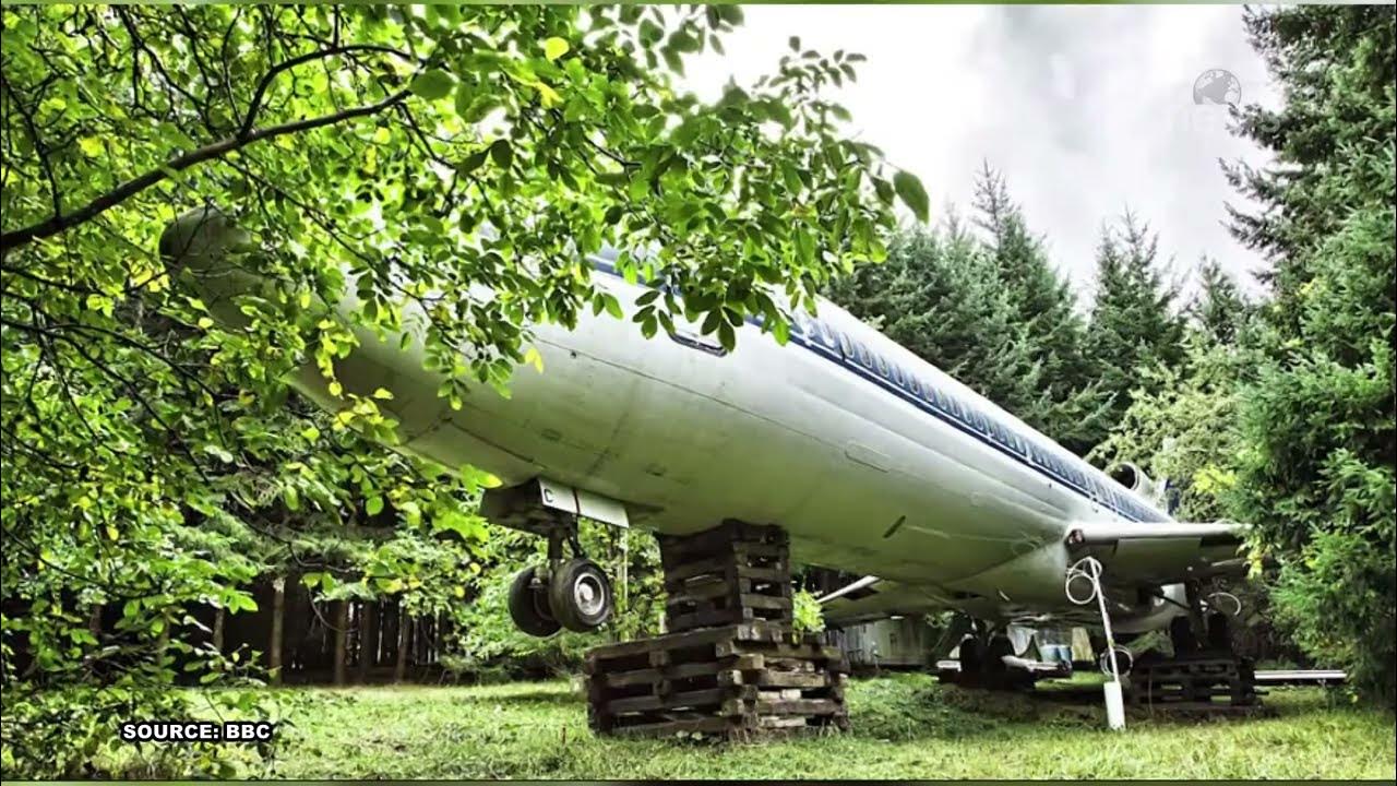 Дома спишемся. Брюс Кэмпбелл Boeing-727. Дом в Боинге 727. Списанный Боинг 727. Дом самолет Боинг 727.