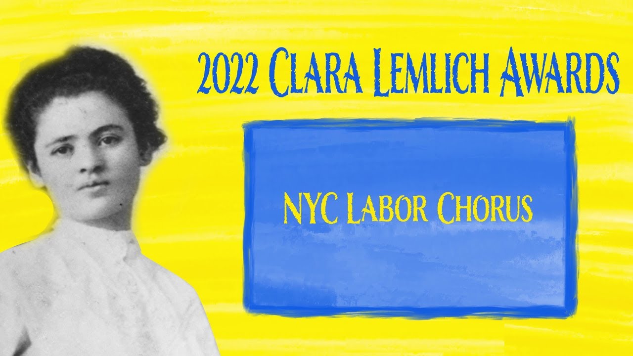 Labor Chorus Musical Introduction - 2022 Clara Lemlich Awards - YouTube