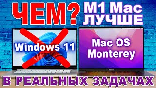 Почему M1 Mac лучше любого PC на Windows 11 - Сравнение в реальных задачах M1 iMac и Razer Blade 15 screenshot 3