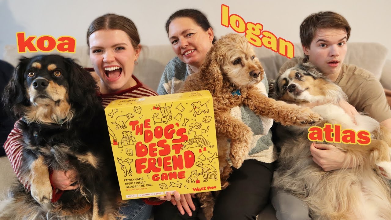 Family Game Night with the Dogs!