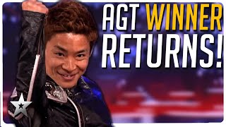 America's Got Talent WINNER Kenichi Ebina Returns!