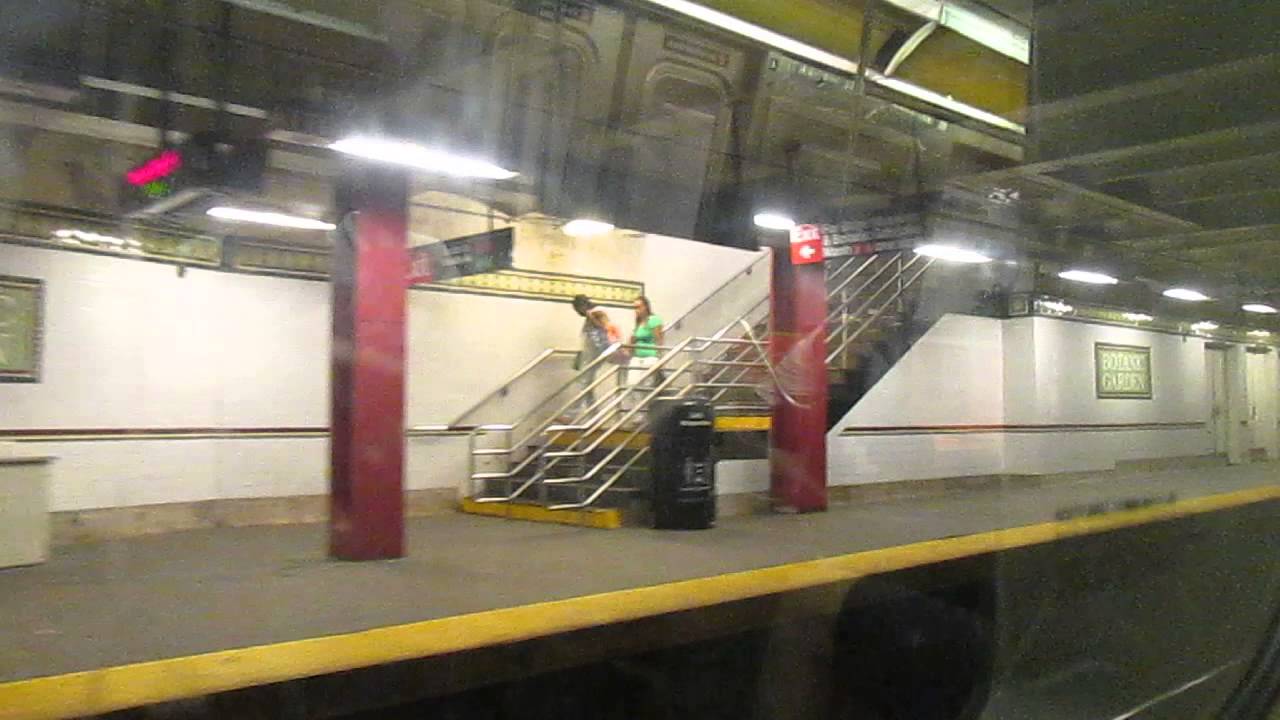 MTA New York City Subway: On Board the Franklin Avenue Shuttle to Fulton Street.