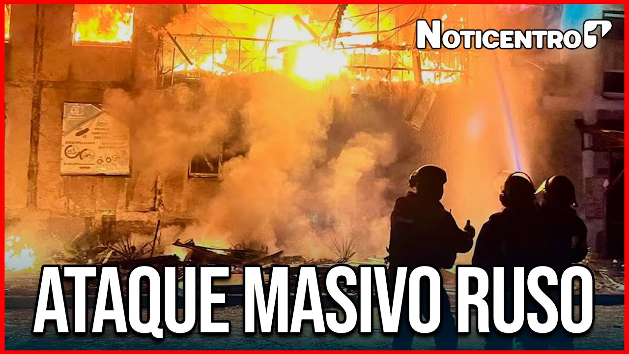 Nueva oleada rusa sacude Ucrania: 4 muertos y el sistema eléctrico al límite | Canal 1 | Noticentro