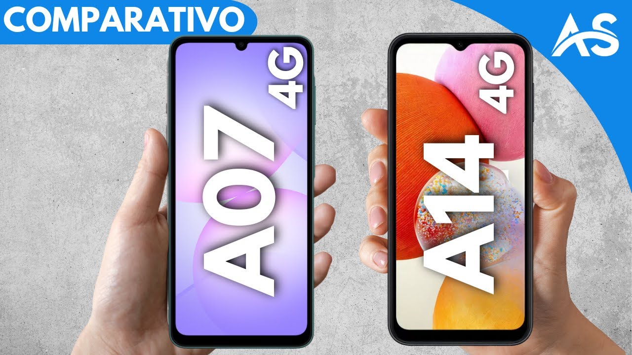 Samsung A07 4G VS Samsung A14 4G - Comparativo