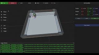My Robot Simulator software. Linear robot drawing + work envelope