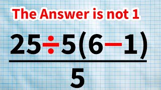 Maybe 1 in 5 people Can Solve This MATH problem 