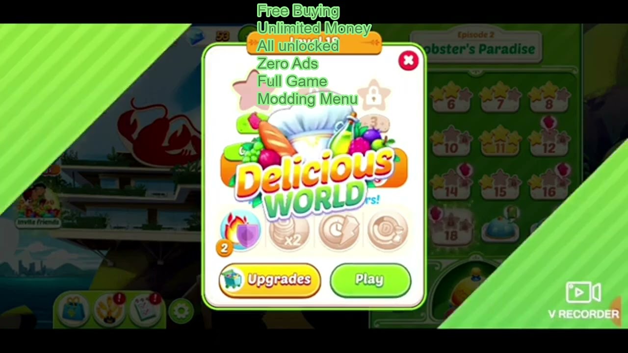 Delicious World Mod Apk Latest Version 2025 | All Unlocked & All Unlimited & Unlimited Money