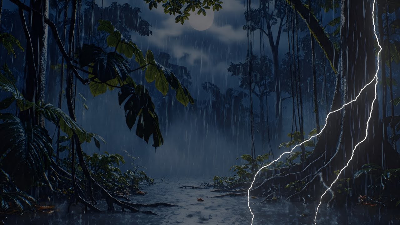 Heavy Rain Sounds to Stop Overthinking - Sounds for Deep Sleep, Anxiety Relief, and Focus