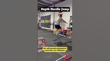 Depth Hurdle Jump - An advanced plyometric exercise, for athletes