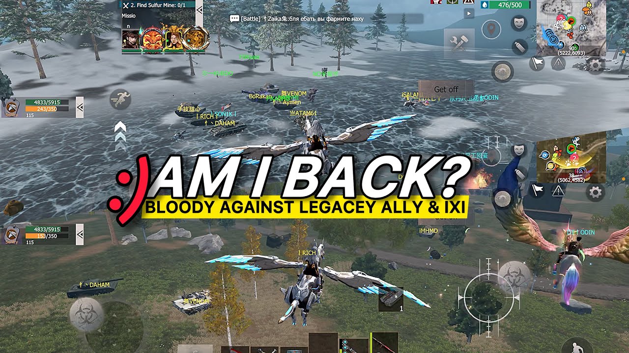 Full Online Raid DELTA vs LEGACEY Ally & Others | Last Island of Survival