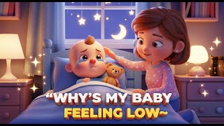 "Why’s My Baby Feeling Low | Cute Comfort Song for Kids | Get Better Soon, My Baby Moon 🌙" screenshot 1
