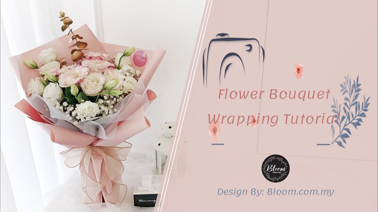 How to Wrap a Rose Hand Bouquet, Korean Bouquet Wrapping Ideas