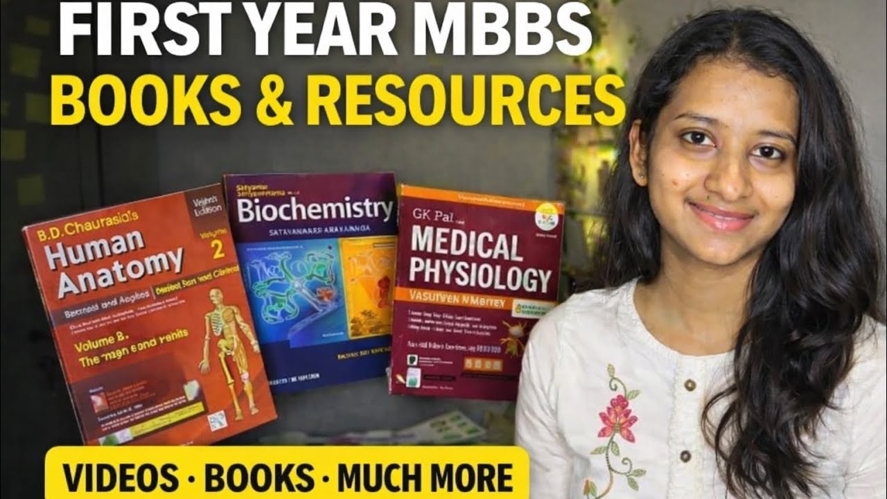 Books & Resources for 1st Year MBBS📚🩺