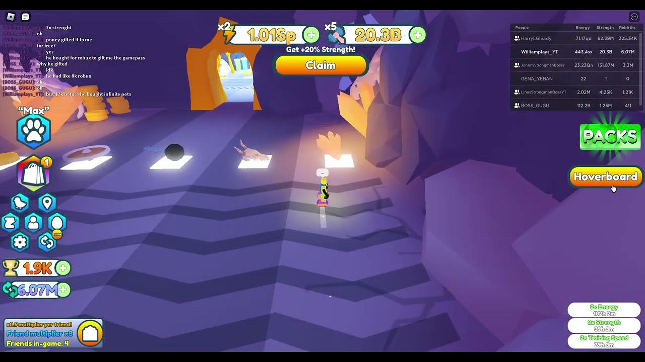 i got 2Sp energy in roblox deliveryman simulator