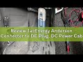 Review JacEnergy Anderson Connector to DC Plug, DC Power Cable for 12 Volt Car Refrigerator, 14AWG 6